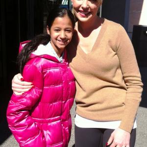 Chetna Goel with Katherine Heigl, an American actress and film producer on 3/21/14.