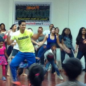 Chetna in Shiamak Davars International Bollywood dance orientation class
