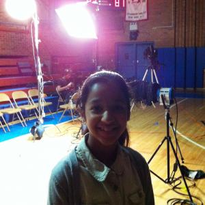Chetna on set of show 'Harlem Knights'.