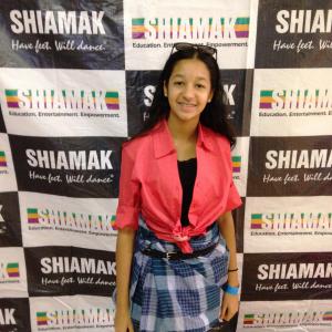 Chetna in Shiamak Davar's Bollywood dance program.