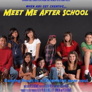 Meet Me After School poster, Jorden Polar featured in this poster, with the rest of the cast.