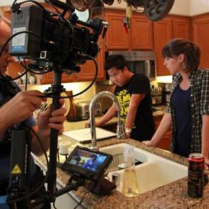 Beth Gallagher filming M.I.A.