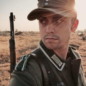 Tyler Mann as a German Soldier in The Front