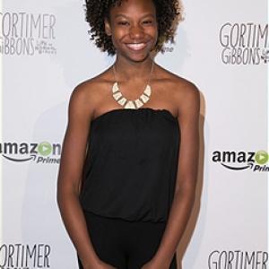 Actress Reiya Downs attends the premiere screening of Amazon's 1st original live-action series 'Gortimer Gibbon's Life On Normal Street' at ArcLight Hollywood on November 17, 2014 in Hollywood, California.
