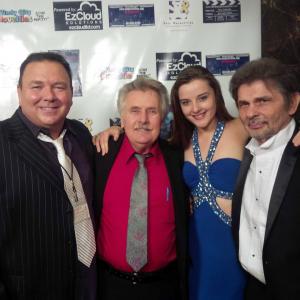 Red Carpet Premier of Mickey Rooneys last film Voices from Beyond with Joe Estevez Tony DeGuide Anastasia Edwards and Edward Dennis Fogell