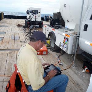 Bob Cavnar with NBC News on the Deepwater Horizon site