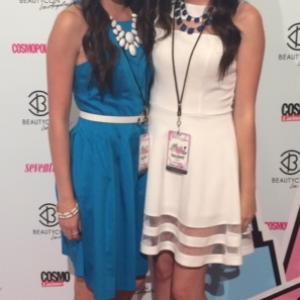 Veronica Merrell and Vanessa Merrell at event of BeautyCon in Los Angeles (2015)