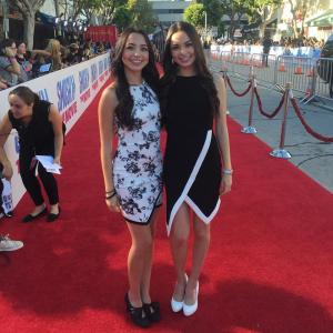 Vanessa Merrell and Veronica Merrell at event of Smosh The Movie Premiere 2015