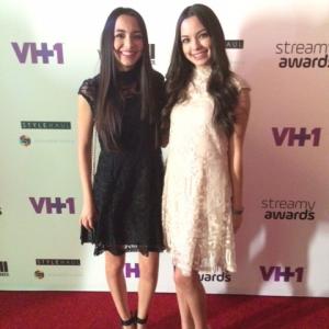 Vanessa Merrell and Veronica Merrell at event of Streamy Awards 2015