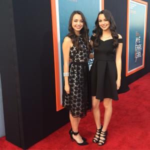 Veronica Merrell and Vanessa Merrell at event of Me and Earl and the Dying Girl Movie Premiere (2015)