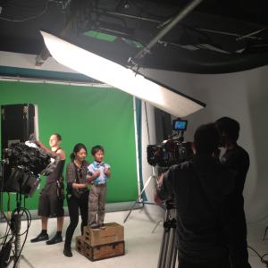 Shooting the Virjoy Commercial.