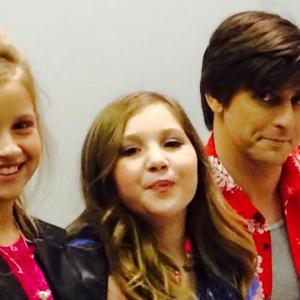 From the set of Nickelodeons Henry Danger with Ella Anderson and Cooper Barnes