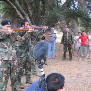 Tianna Majumdar-Langham, Blas Kisic, Chris Bessounian, A.C. Earing and James Tudor in The Kolaborator (2007)