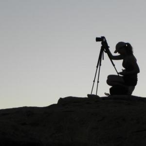 Shooting in Chaco Canyon