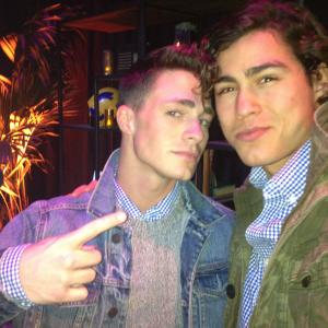 With Colton Haynes Taken February 2014