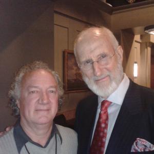 On set with James Cromwell Murder in the First 2014