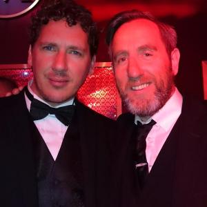 Cannes after party for The Lobster premiere with Irish actor Michael Smiley.