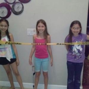On the set of Unbridled Chaos with Bella Maltzman Jump Rope Girl and India RaeLyn Voit Zoe