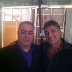 On the set of Ray Donovan with Steven Bauer
