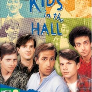 Dave Foley Bruce McCulloch Kevin McDonald Mark McKinney and Scott Thompson in The Kids in the Hall 1988