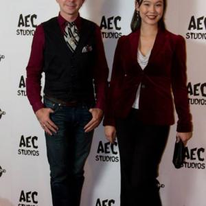 Sharing the red carpet with the wonderful Maiko Luckow at the premier of AEC Studios The Locals