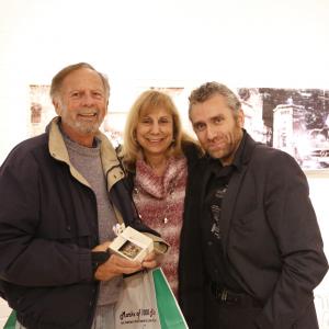 Dennis G. Wilder, his wife Joan and Max Leonida