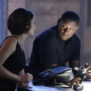 Still of David Harewood and Chyler Leigh in Supergirl (2015)
