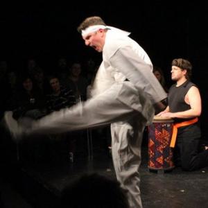 Anthony DeVries doing some killer Kung Fu at UCB Los Angeles!