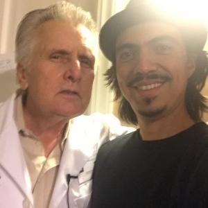 With the talented and funny Joe Estevez on the set of Eyes upon awaking
