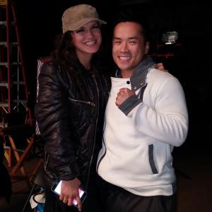 Gina Carano & myself on the set of Kickboxer-Vengeance. I was a Muay Thai-Fighter. (2014)