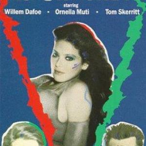 Willem Dafoe, Tom Skerritt and Ornella Muti in The Hitchhiker (1983)