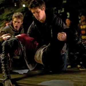 Still of Kayla Ewell Zach Roerig Steven R McQueen and Nina Dobrev in Vampyro dienorasciai 2009