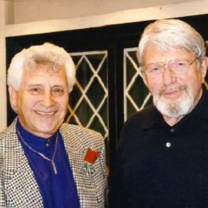 Jeremiah Ginsberg with Theodore Bikel on Opening Night of Mendel  Moses at The Canon Theatre 1997