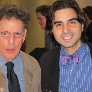 with Philip Glass