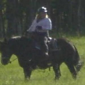Riding my horse KD. One of my passions.