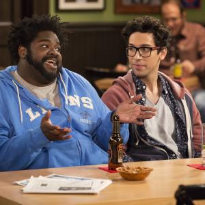 Still of Ron Funches and Rick Glassman in Undateable 2014