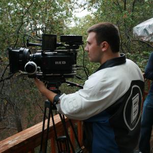 Director Michael Aloyan on set for the WW2 period film UNTERMENSCH 2010