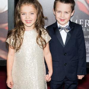 Actors Aidan McGraw and Madeleine McGraw at the NYC Premiere of American Sniper