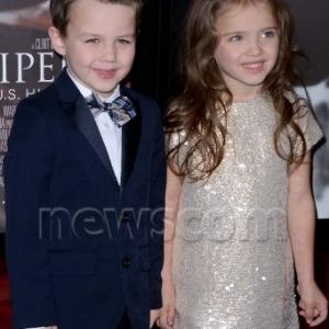 Actors Aidan McGraw and Madeleine McGraw at the NYC Premiere of American Sniper