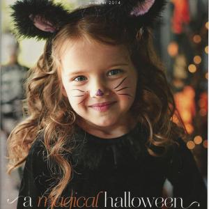 Maddy on the cover for Pottery Barn Kids October 2014 issue