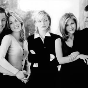 Still of Jennifer Aniston Cameron Diaz Maxine Bahns Edward Burns and Michael McGlone in Shes the One 1996