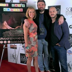 Tawny Sorensen David Spaltro and Nabil Vinas at the New York Premiere of The Cats Cradle at the SOHO International Film Festival