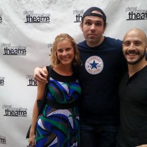 Director David Spaltro with actors Nabil Vinas and Tawny Sorensen at Planet Connections Film Festival's screening of 