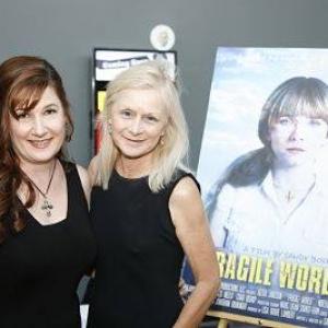Lisa Boore Lambert and Willow Hale at sold out screening of Fragile World at the Laemmle in Pasadena