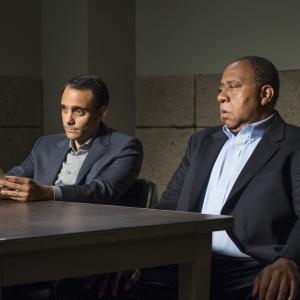 Still of Barry Shabaka Henley and Omid Abtahi in Better Call Saul 2015