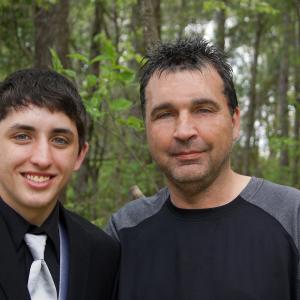Glynn and his son Blayke before Blaykes 9th grade prom 41914