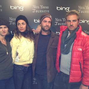 Neil Young Journeys Premiere at Slamdance, Park City with Megan Galizia, Ashely Walsh, Matthew von Manahan and Jeff Berg