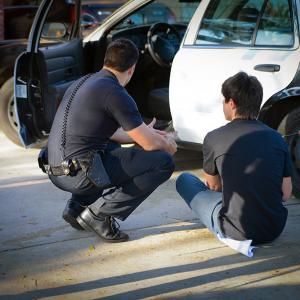 Writer-Director Addison Sandoval walks Actor Jordan Nistico through a scene on location in South Central, Los Angeles.