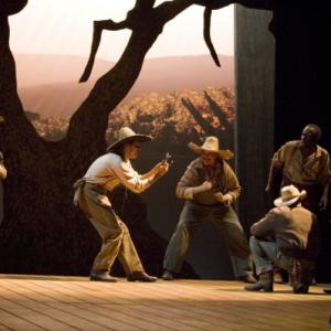 Of Mice and Men directed by Paul Lazarus at the Pasadena Playhouse the official State Theatre of California with Gino Montesinos Joshua Biton Zeus Mendoza and Curtis C httpwwwvarietycomreviewVE1117937088?refCatId33