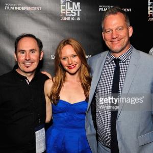 Producer James Declan Tobin, actress Marci Miller and Director Gordy Hoffman attend the 'Crumbs' and 'Dog Bowl' screenings during 2015 Los Angeles Film Festival at Regal Cinemas L.A. Live